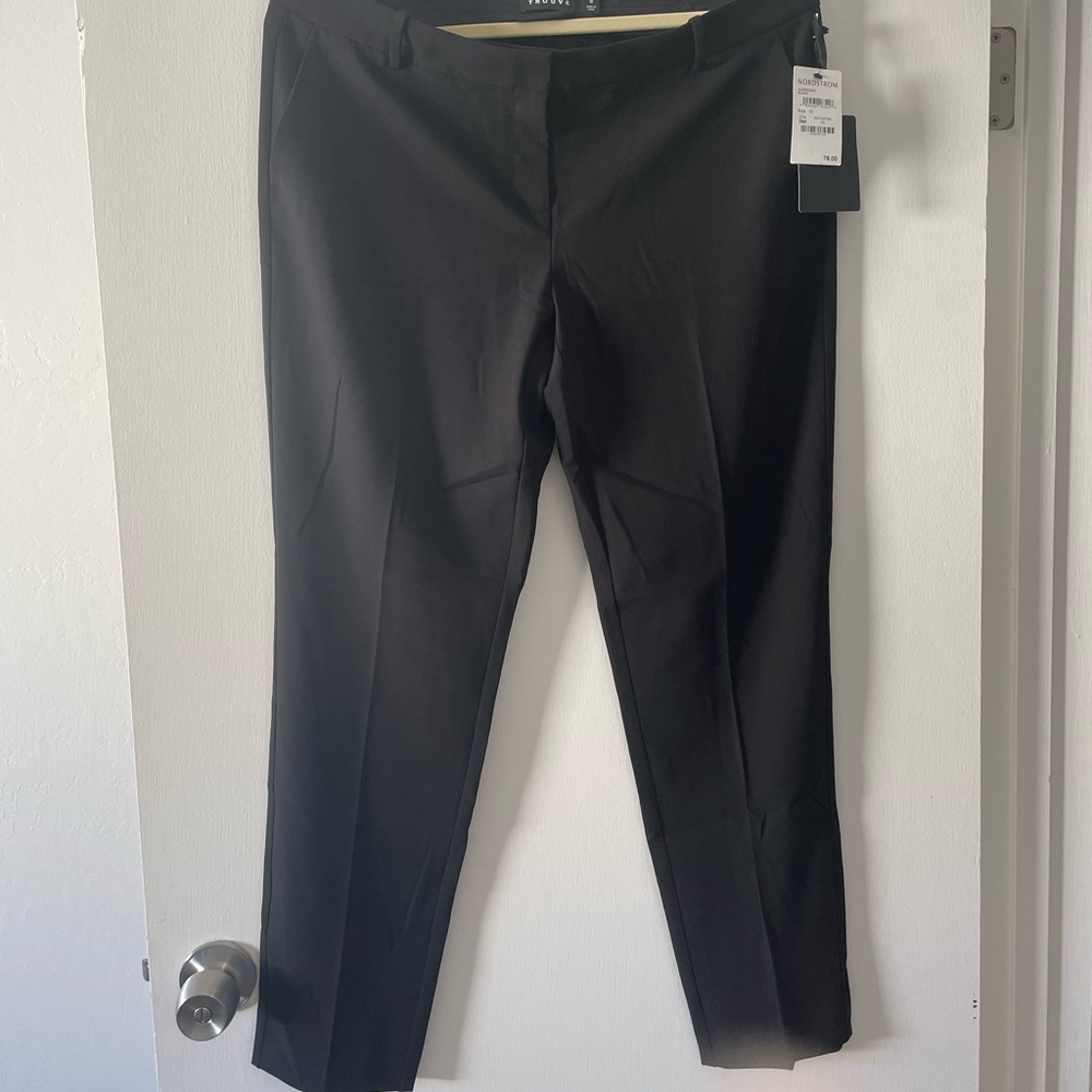 Trouvé crop straight leg slack.